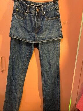 Alexander Wang Indigo Straight-Leg Jeans